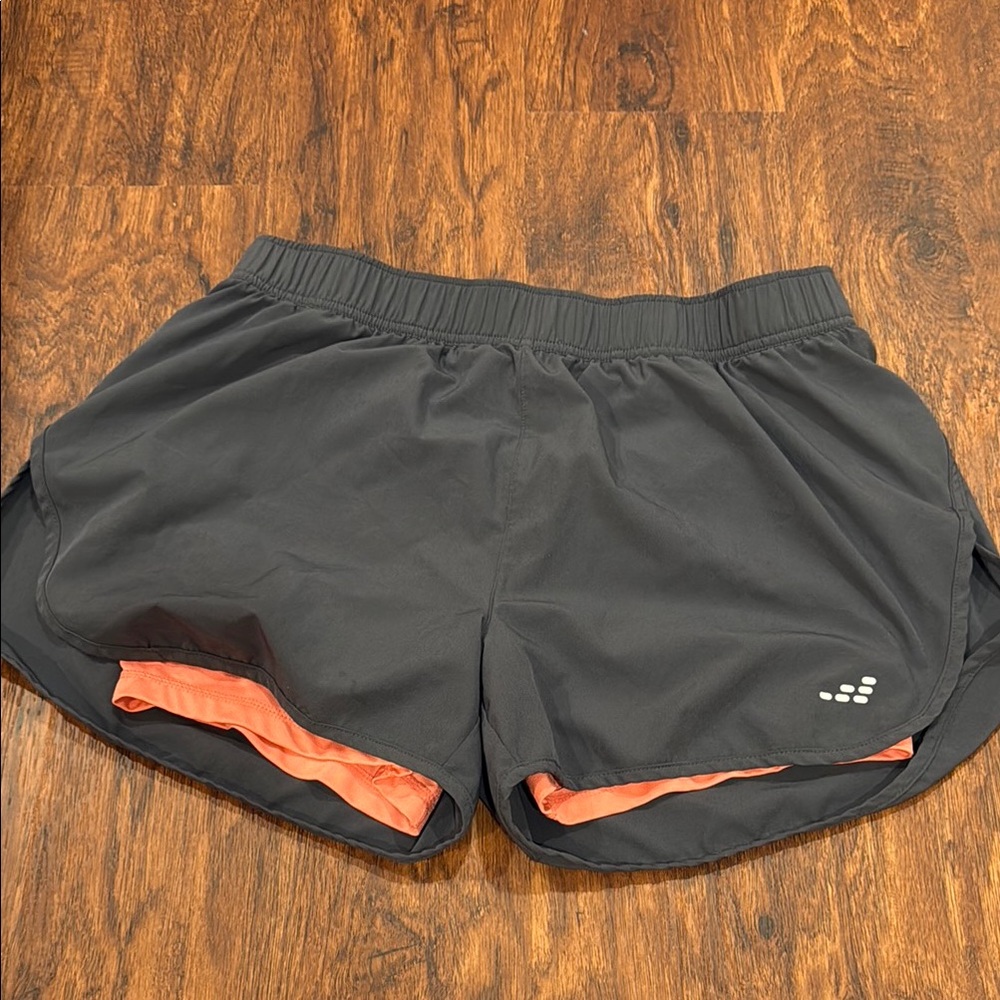 Women's gray and Orange Athletic Shorts